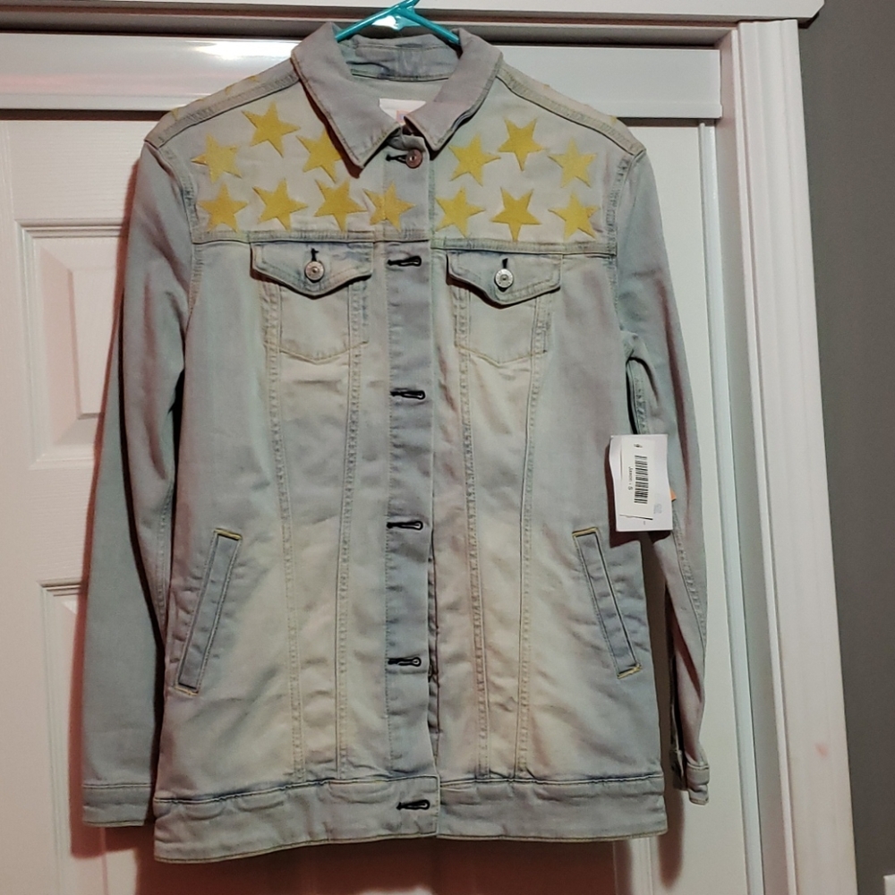 LuLaRoe Jaxon Denim Jean Jacket Small